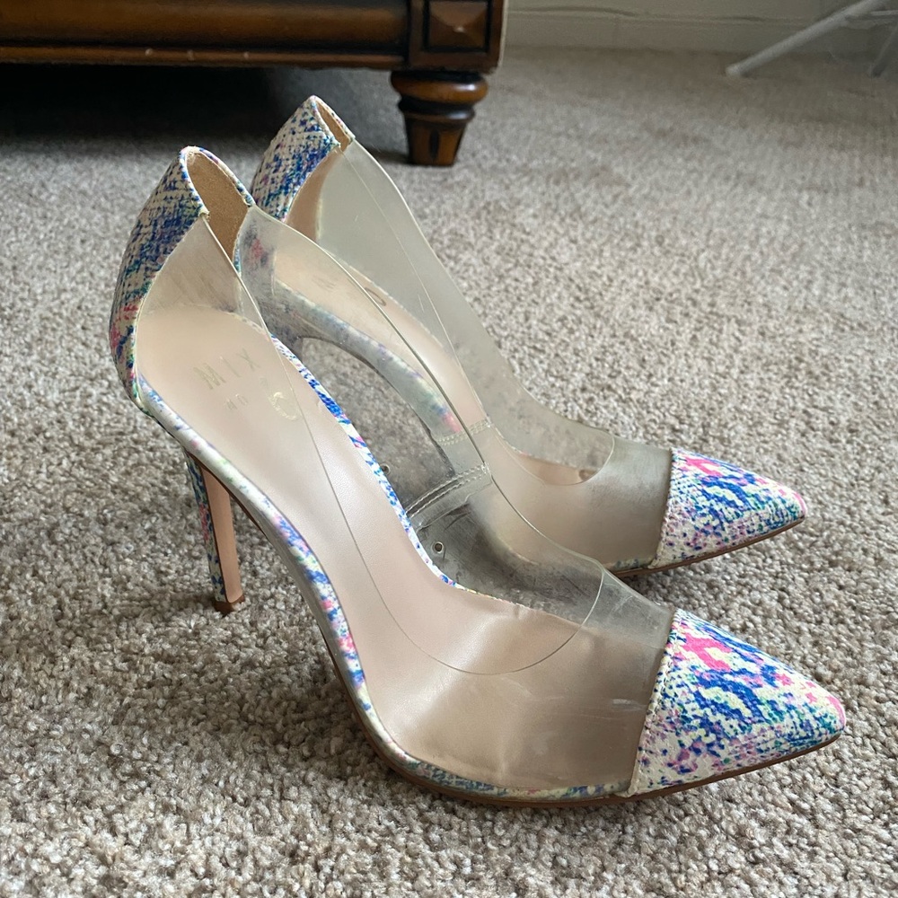 Mix No. 6 Clear Multicolor Heels